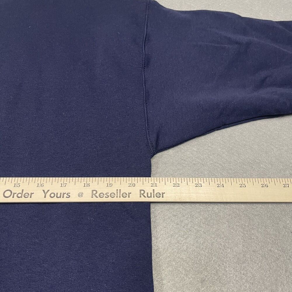 Seattle Kraken Sweatshirt Mens Medium Deep Sea Blue Crewneck Hanes NHL Apparel - Picture 9 of 10